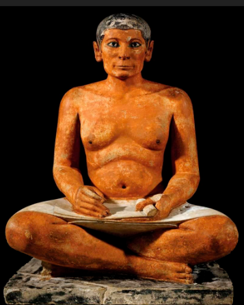 Seated scribe