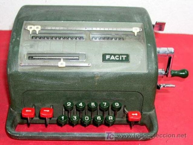 El primer prototipo de las calculadoras