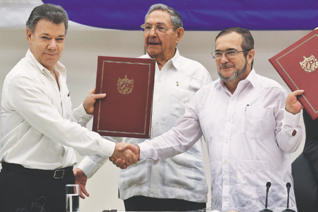 Firma acuerdo de Paz
