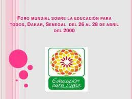 Foro Mundial sobre la Educación en Dakar,  Senegal