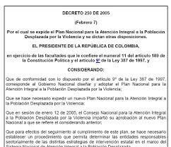 Decreto Nacional 250