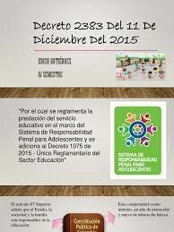 Decreto Nacional 2383
