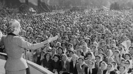 Timeline: Vida política de Eva Perón y accionar del Partido Peronista Femenino