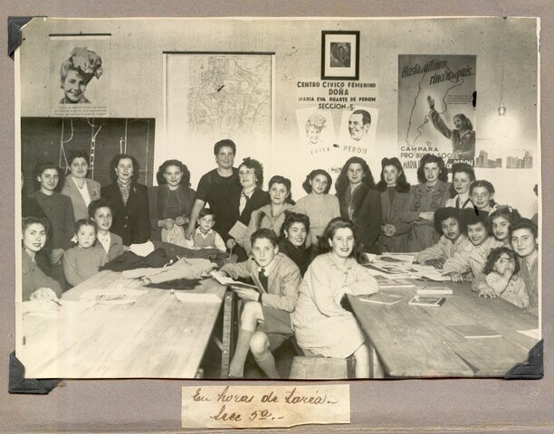 Primera reunión de mujeres peronistas