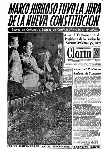 Establecimiento de la reforma constitucional