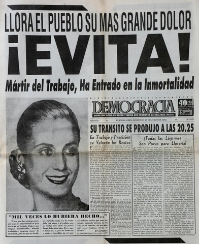 Muerte de Eva Perón