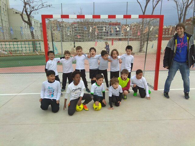 My first official football match