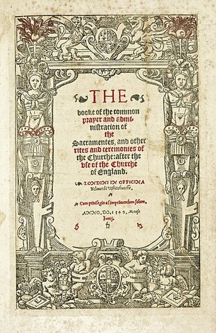 Publication of the Book of Common Prayer