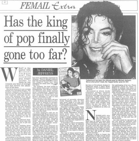 Prince Jackson's Birth