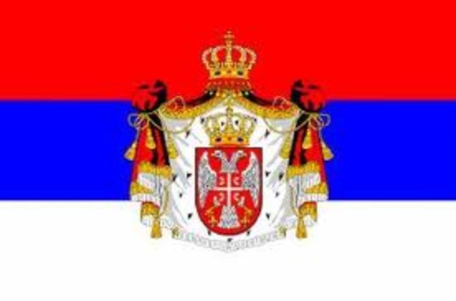 Serbia declares war on Germany