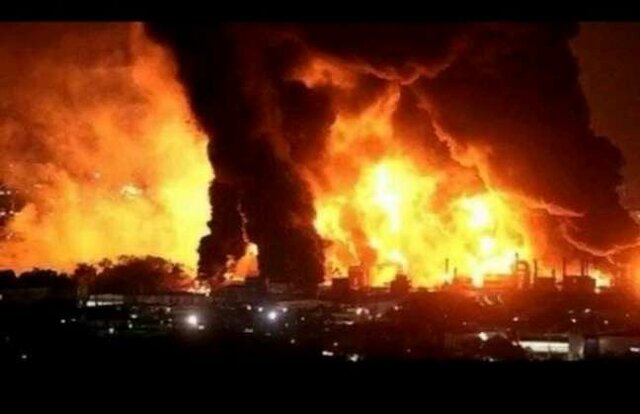 l'Explosió a la refineria d'Amuay