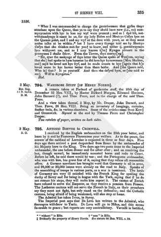 Ten articles by Henry VIII