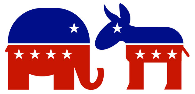 The shift between the two parties