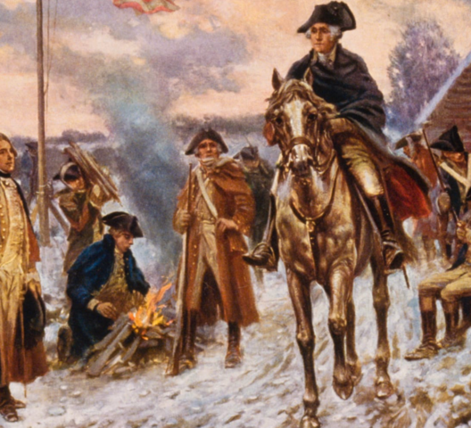 Valley Forge arrival