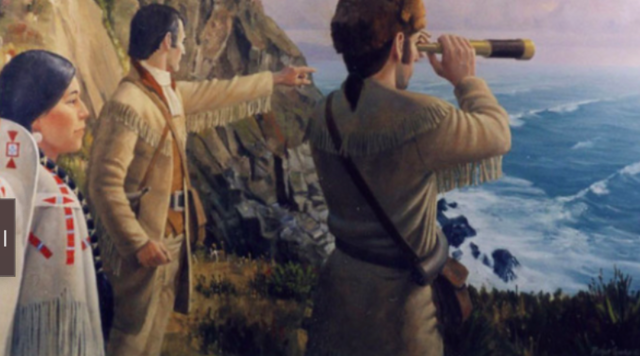 Lewis and Clark reach the Pacific Ocean