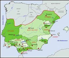 División de Al-Ándalus en taifas