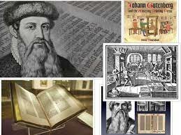 Gutenberg inventó la imprenta.