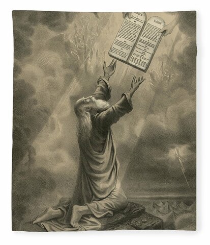 Moses Receives the Ten Commandments