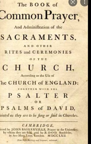 PUBLICATION OF THE BOOK OF COMMON PRAYER