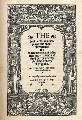 Publication of the Book of Common Prayer