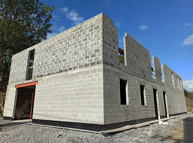 First Floor Walls Completed