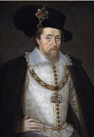 James VI succeeded the throne