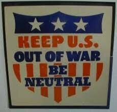 America proclaims neutrality in WW1