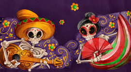 Timeline: "Dias festivos" "Día de muertos"