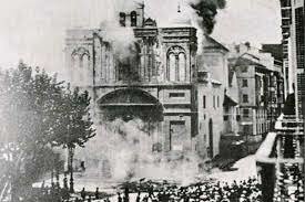 Quema de conventos en Madrid