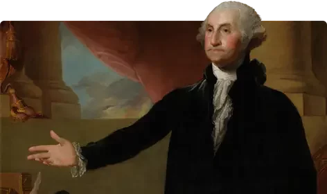 George Washington, primer president dels Estats Units.