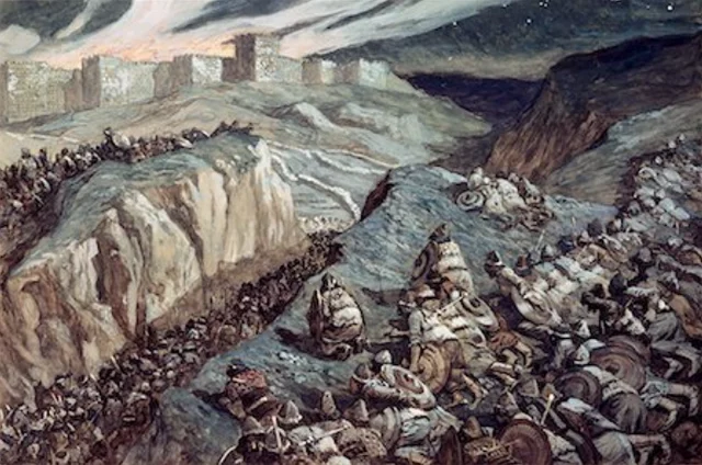 Israelites Defeat the Benjamites