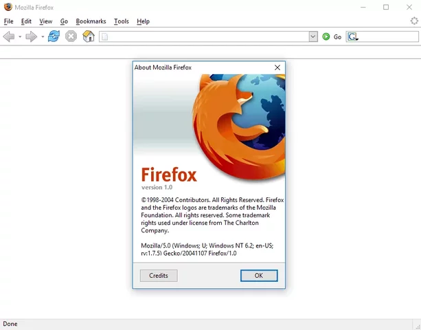 браузер Mozilla Firefox 1.0