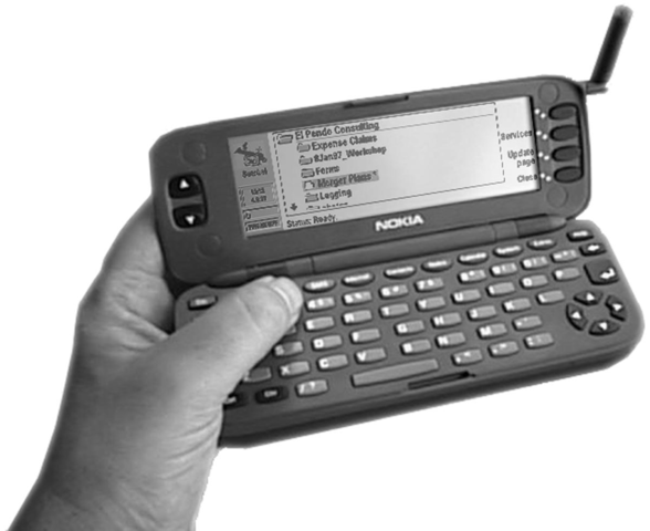 Llançament del primer teléfono mòbil