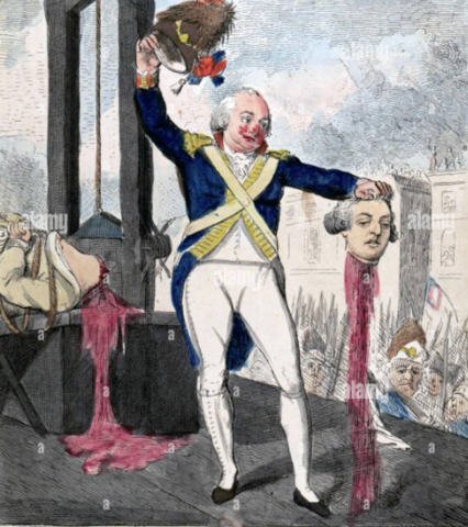 guillotinamiento de Luis XVI