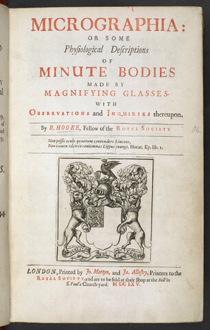 Robert Hooke publishes his book