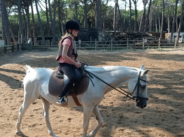 Vaig muntar a cavall