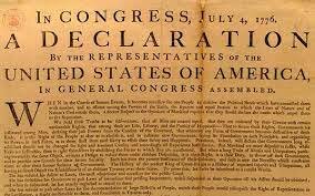 Declaración de Independencia de las 13 colonias americanas