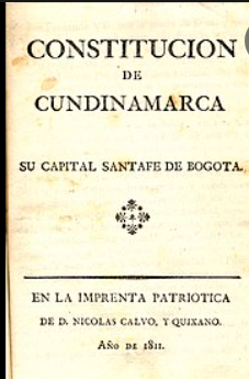 Constitución de la Provincia de Cundinamarca
