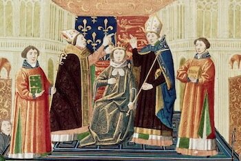 The crowning of Henry IV