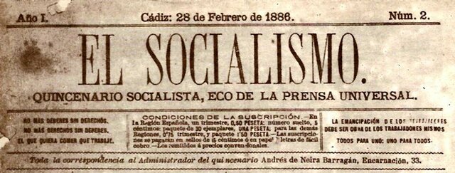 Es comença a publicar el "socialista"