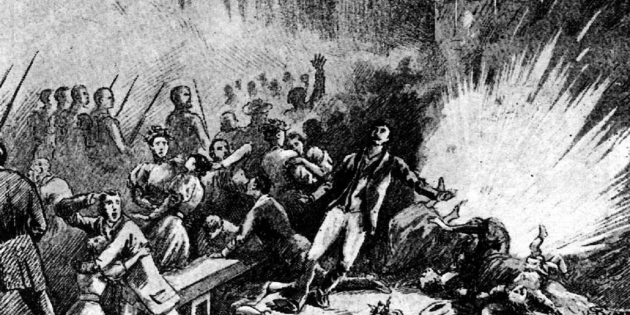 1896: Bomba contra la processió de Corpus a Barcelona.