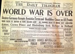 Armistice Day Ends World War 1