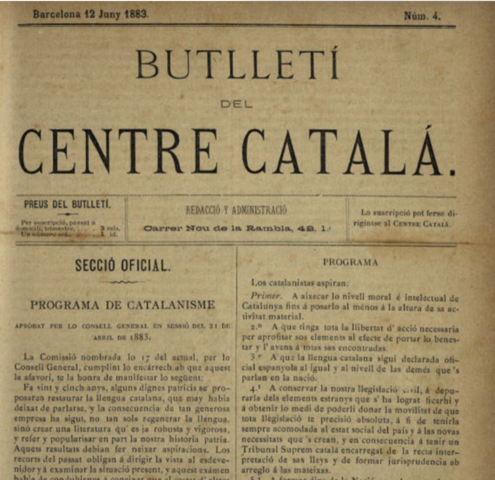 Fundació del Centre Català