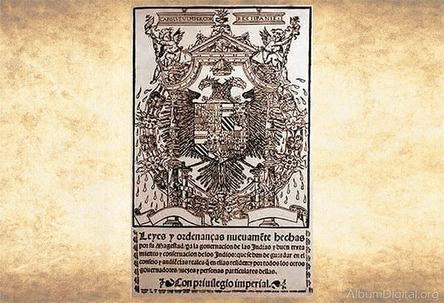 Carlos V promulgó las Leyes Nuevas de Burgos