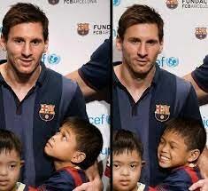 la primera vez que vi a messi