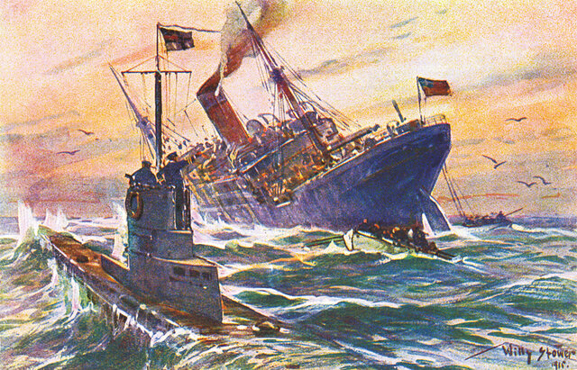 Submarine Warfare by Germany