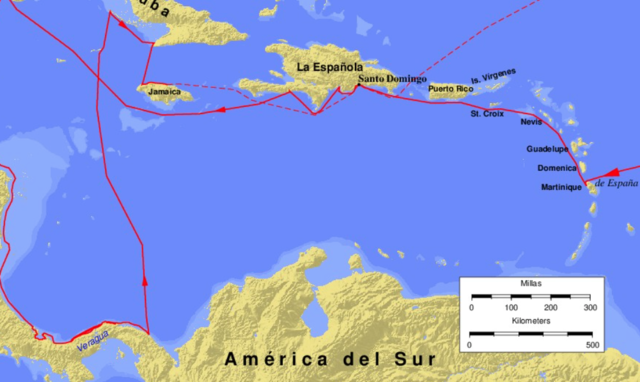 4t viatge Cristòfor Colom