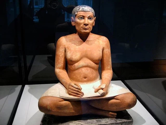 Seated scribe