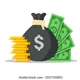 Money bag flat illustration dollars 260nw 1927192892