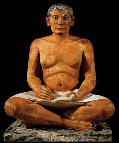 Seated scribe (Ancient Egyptian)